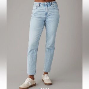 American Eagle Outfitters Light Wash Straight Leg Jeans